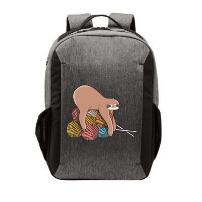 Cute Sloth Knitting Yarn Knitting Wool Vector Backpack