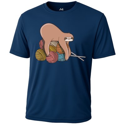 Cute Sloth Knitting Yarn Knitting Wool Performance Shirt