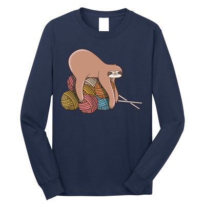 Cute Sloth Knitting Yarn Knitting Wool Long Sleeve Shirt