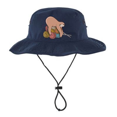 Cute Sloth Knitting Yarn Knitting Wool Bucket Hat