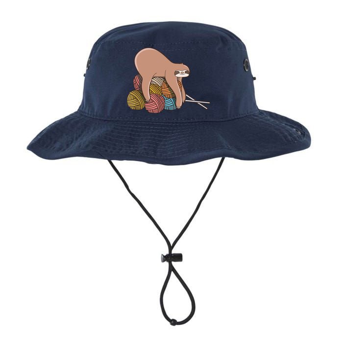 Cute Sloth Knitting Yarn Knitting Wool Bucket Hat