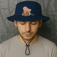 Cute Sloth Knitting Yarn Knitting Wool Bucket Hat