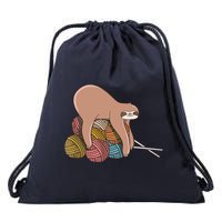 Cute Sloth Knitting Yarn Knitting Wool Drawstring Bag