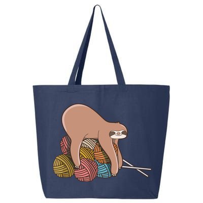 Cute Sloth Knitting Yarn Knitting Wool 25L Jumbo Tote