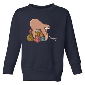 Cute Sloth Knitting Yarn Knitting Wool Toddler Sweatshirt