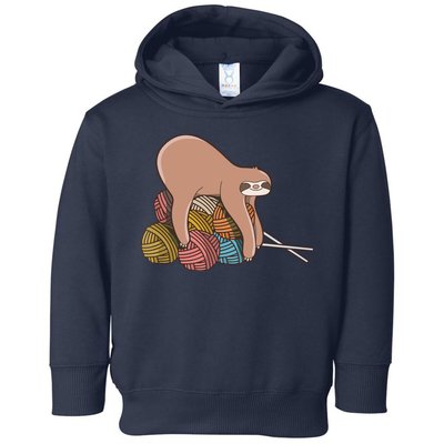 Cute Sloth Knitting Yarn Knitting Wool Toddler Hoodie