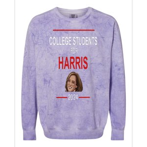 College Students Kamala Harris President Kamala Election Colorblast Crewneck Sweatshirt