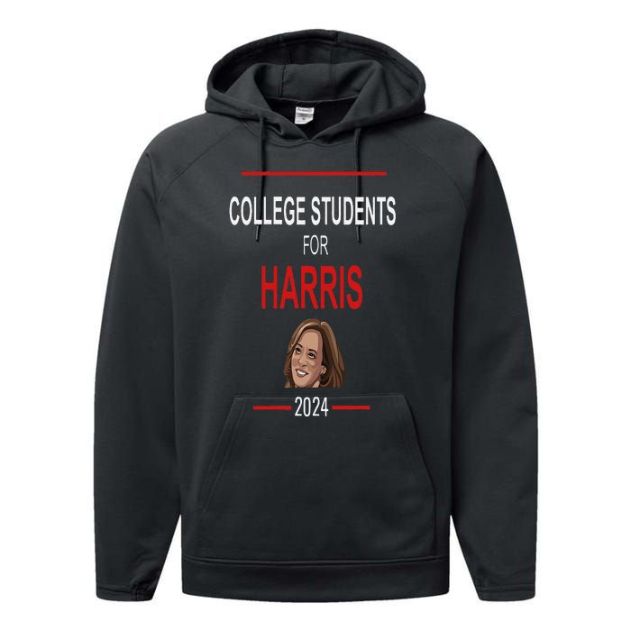 College Students Kamala Harris President Kamala Election Performance Fleece Hoodie