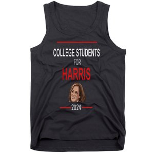 College Students Kamala Harris President Kamala Election Tank Top