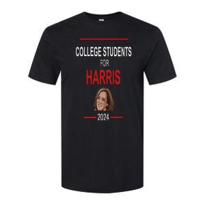 College Students Kamala Harris President Kamala Election Softstyle CVC T-Shirt