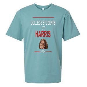 College Students Kamala Harris President Kamala Election Sueded Cloud Jersey T-Shirt