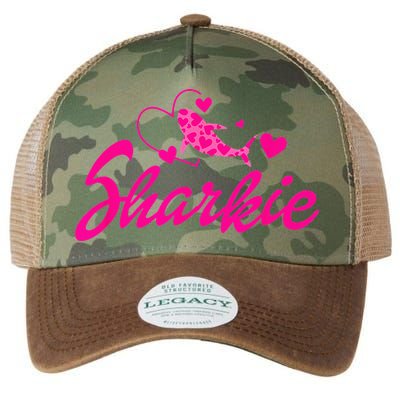 Cute Shark Kids Funny Shark Legacy Tie Dye Trucker Hat