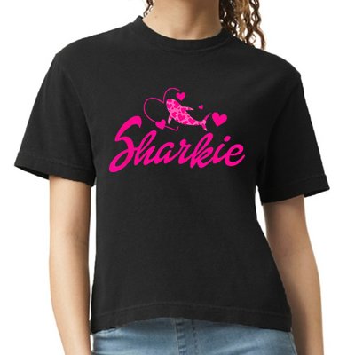 Cute Shark Kids Funny Shark Comfort Colors Boxy T-Shirt
