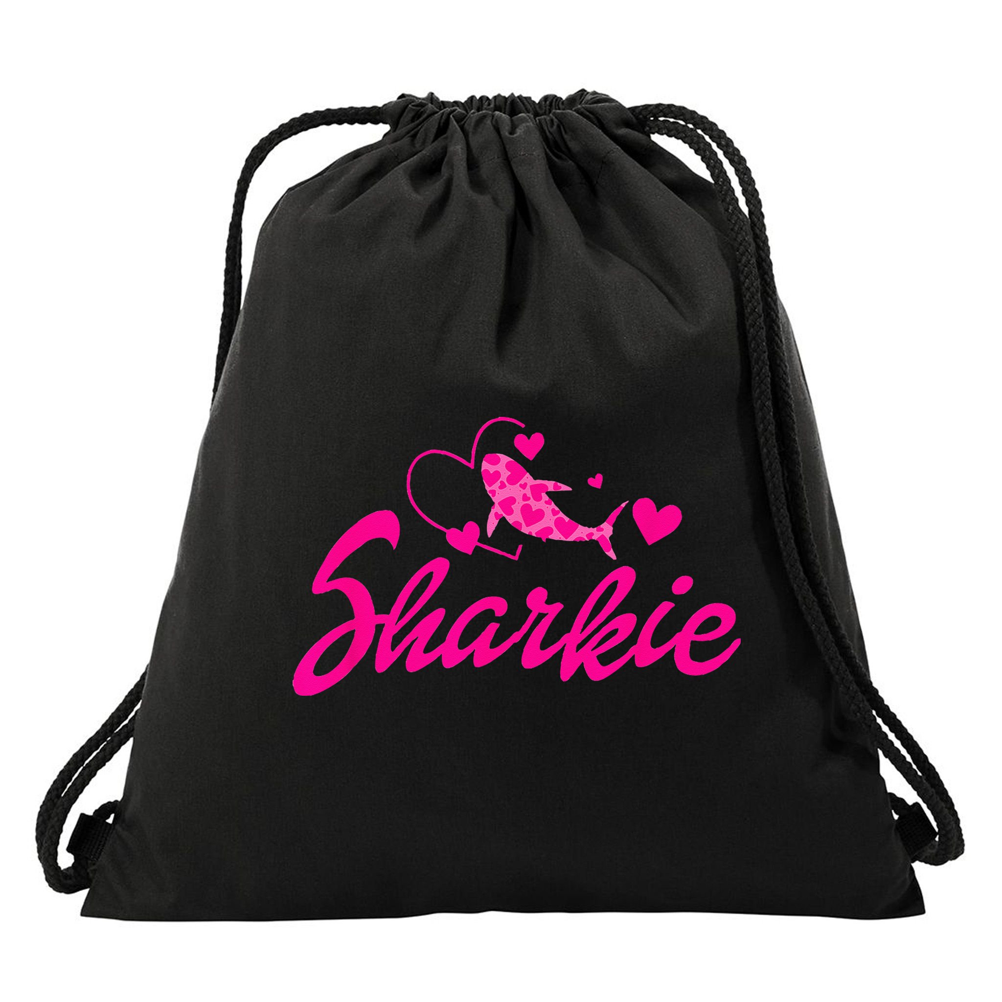 Cute Shark Kids Funny Shark Drawstring Bag