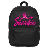 Cute Shark Kids Funny Shark 16 in Basic Backpack
