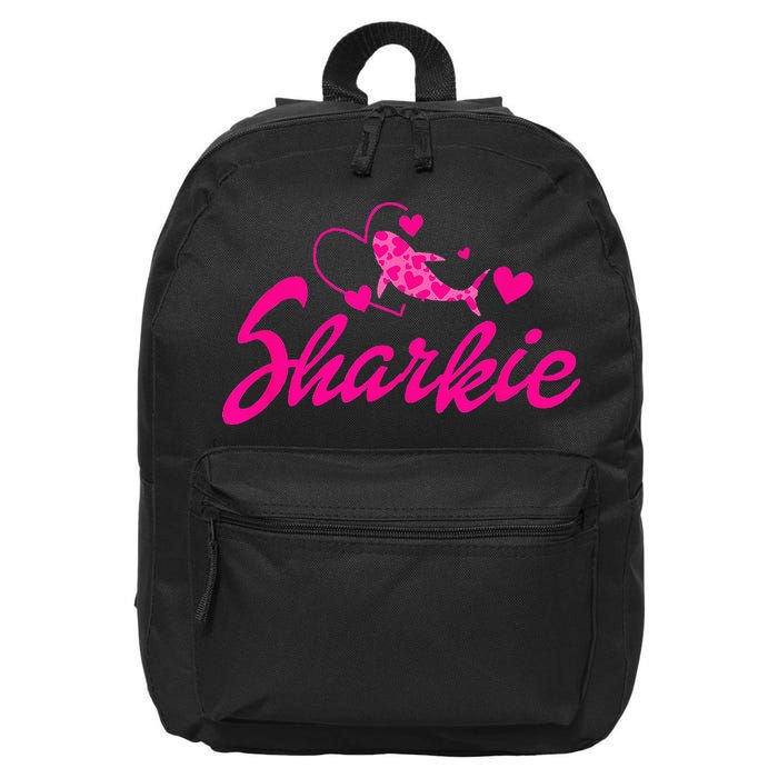 Cute Shark Kids Funny Shark 16 in Basic Backpack