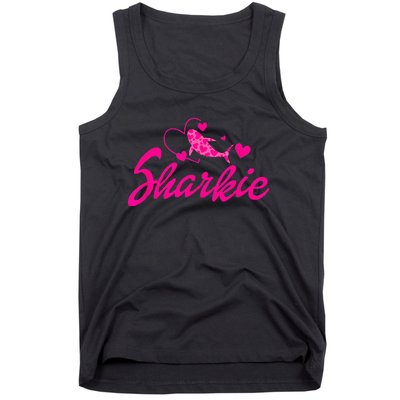 Cute Shark Kids Funny Shark Tank Top