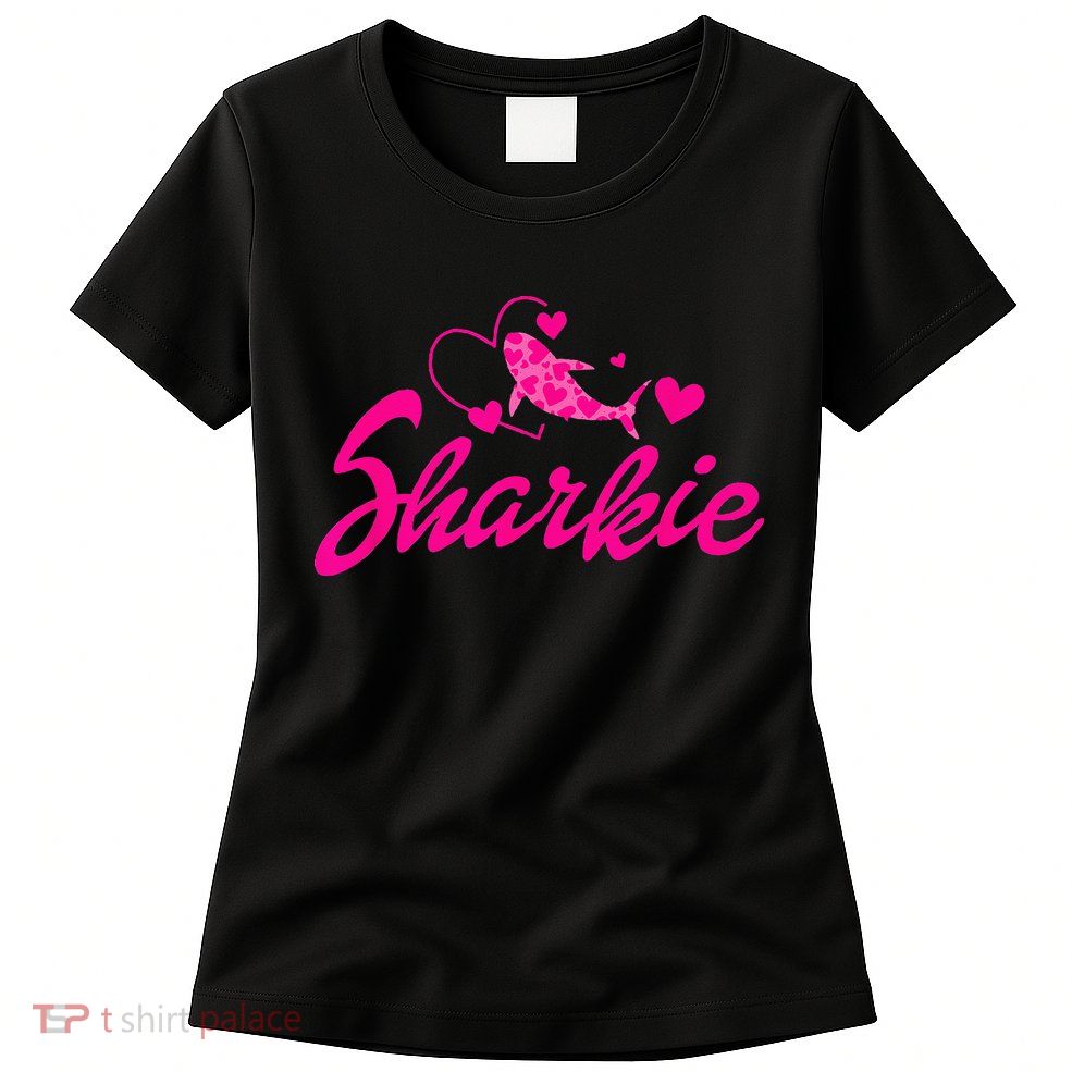 Cute Shark Kids Funny Shark Womens T-Shirt