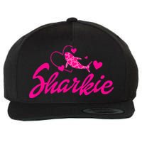 Cute Shark Kids Funny Shark Wool Snapback Cap
