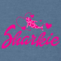 Cute Shark Kids Funny Shark Garment-Dyed Sweatshirt