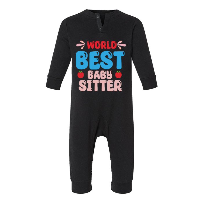 Childcare Sitter Kindergarten Gift Infant Fleece One Piece