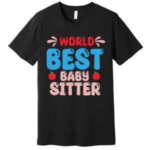 Childcare Sitter Kindergarten Gift Premium T-Shirt