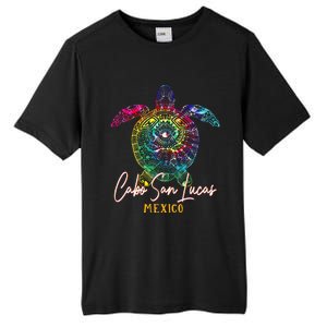 Cabo San Lucas Tie Dye Sea Turtle Matching Family Vacation Tall Fusion ChromaSoft Performance T-Shirt