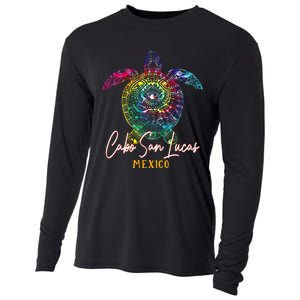 Cabo San Lucas Tie Dye Sea Turtle Matching Family Vacation Cooling Performance Long Sleeve Crew