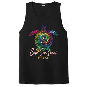 Cabo San Lucas Tie Dye Sea Turtle Matching Family Vacation PosiCharge Competitor Tank