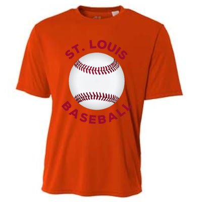 Classic St. Louis Missouri Baseball Fan Cooling Performance Crew T-Shirt