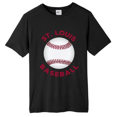 Classic St. Louis Missouri Baseball Fan Tall Fusion ChromaSoft Performance T-Shirt