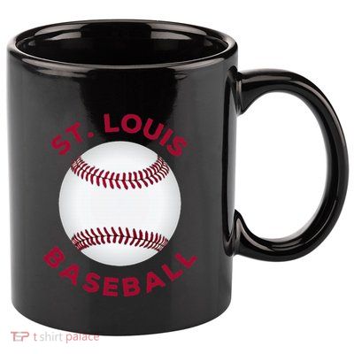 Classic St. Louis Missouri Baseball Fan 11oz C Handle Ceramic Mug