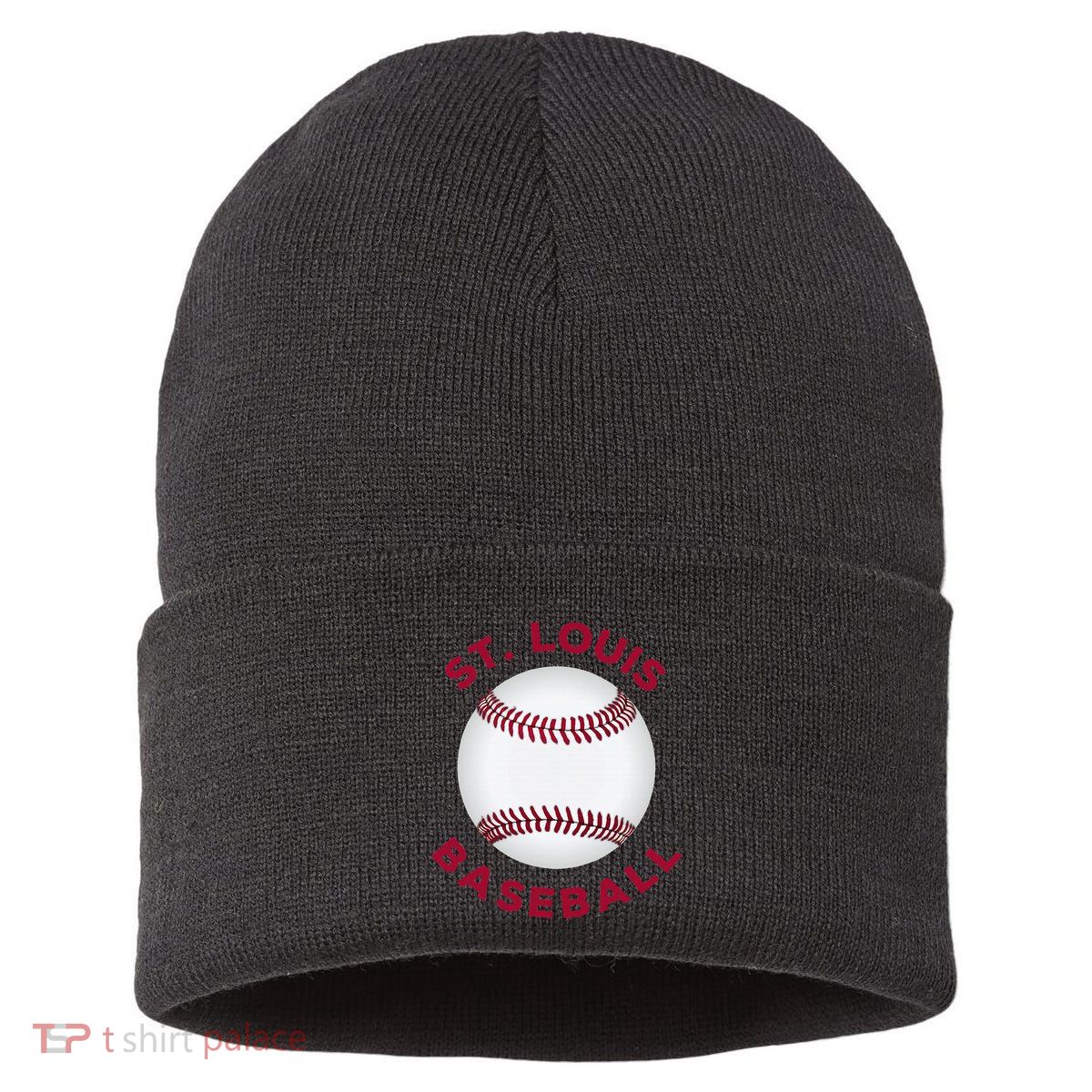 Classic St. Louis Missouri Baseball Fan Sustainable Knit Beanie