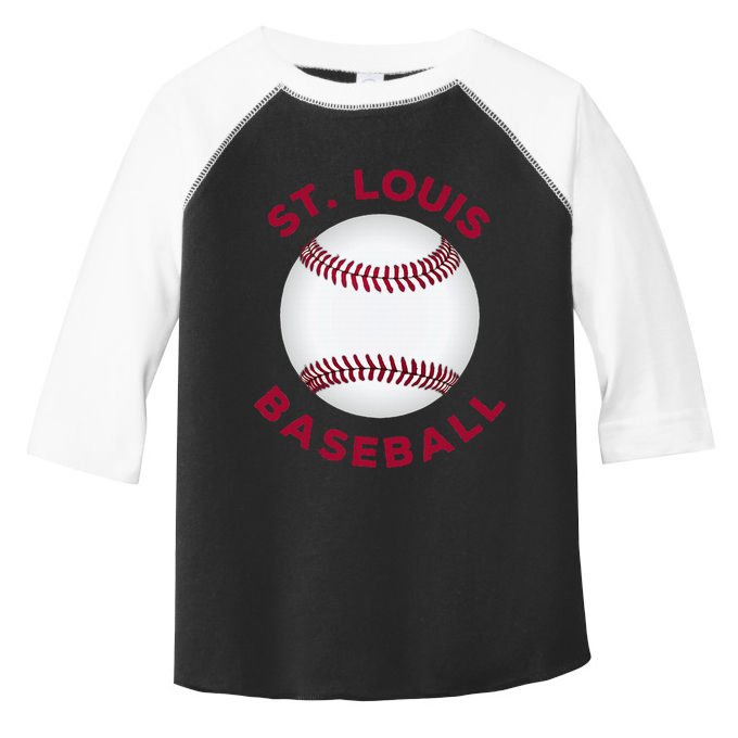 Classic St. Louis Missouri Baseball Fan Toddler Fine Jersey T-Shirt