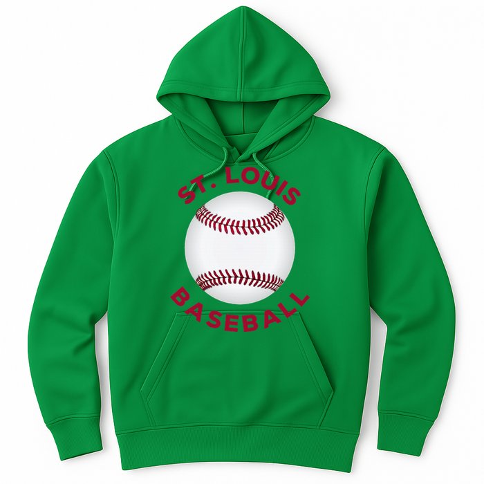 Classic St. Louis Missouri Baseball Fan Hoodie