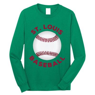 Classic St. Louis Missouri Baseball Fan Long Sleeve Shirt