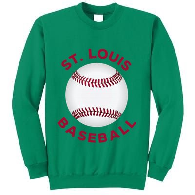 Classic St. Louis Missouri Baseball Fan Sweatshirt