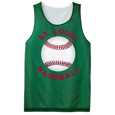 Classic St. Louis Missouri Baseball Fan Mesh Reversible Basketball Jersey Tank