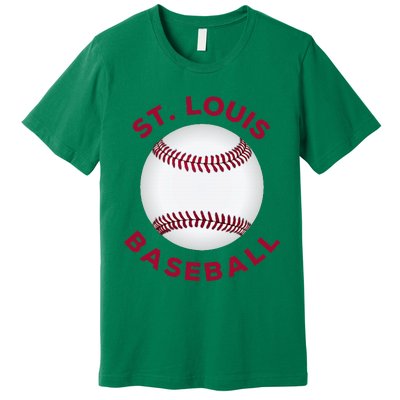 Classic St. Louis Missouri Baseball Fan Premium T-Shirt