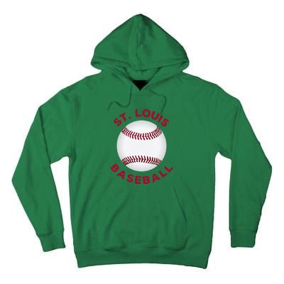 Classic St. Louis Missouri Baseball Fan Tall Hoodie