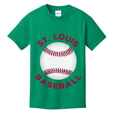 Classic St. Louis Missouri Baseball Fan Kids T-Shirt