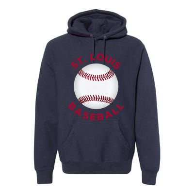 Classic St. Louis Missouri Baseball Fan Premium Hoodie