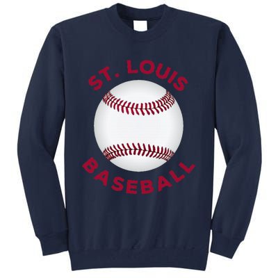 Classic St. Louis Missouri Baseball Fan Tall Sweatshirt