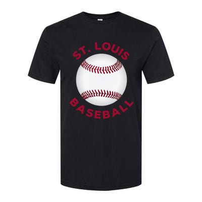 Classic St. Louis Missouri Baseball Fan Softstyle CVC T-Shirt