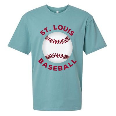 Classic St. Louis Missouri Baseball Fan Sueded Cloud Jersey T-Shirt