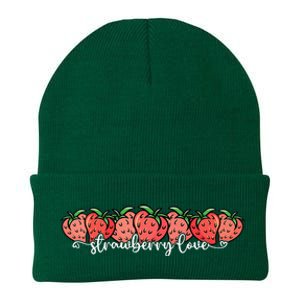 Cute Strawberry Love Lovers Fruit Berry Farmer Strawberries Knit Cap Winter Beanie