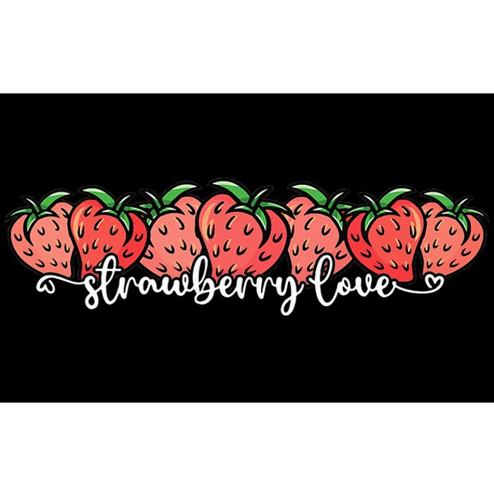 Cute Strawberry Love Lovers Fruit Berry Farmer Strawberries Bumper Sticker