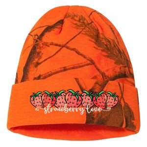 Cute Strawberry Love Lovers Fruit Berry Farmer Strawberries Kati Licensed 12" Camo Beanie