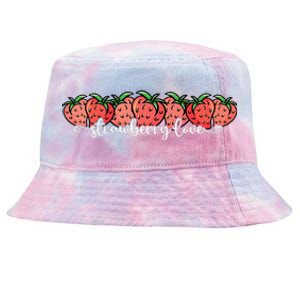 Cute Strawberry Love Lovers Fruit Berry Farmer Strawberries Tie-Dyed Bucket Hat