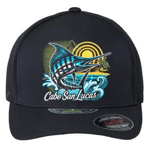 Cabo San Lucas Los Cabos Baja California Sur Marlin Tourist Flexfit Unipanel Trucker Cap